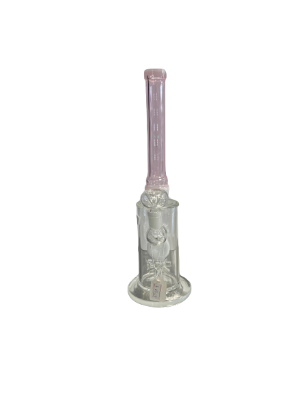 15" No Logo Pink Neck Bong