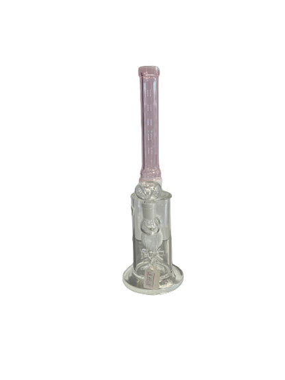 15" No Logo Pink Neck Bong