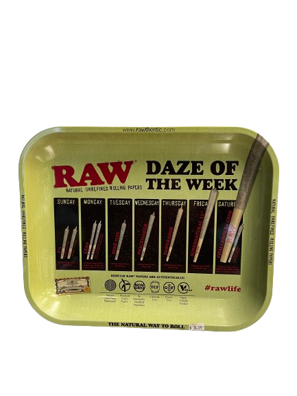 RAW Daze Of Week Rolling Tray