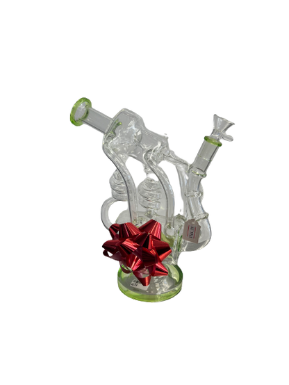 Bong with two swirls