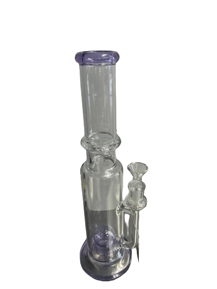 14" Purple Glass Bong