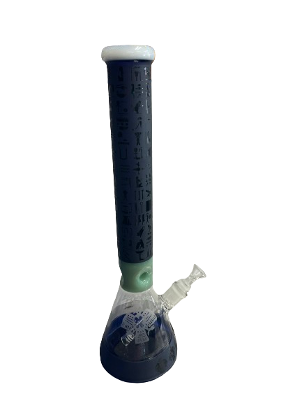 18" Dark Blue Bong