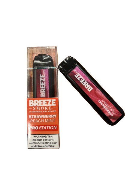 Breeze 2000 Puffs Strawberry Peach Mint