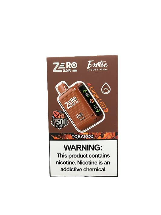 Zero Bar 7500 PUFFS TOBACCO