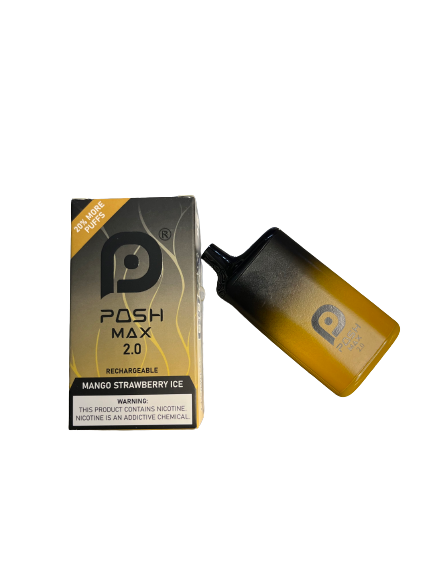 Posh Max 2.0 5200 Puffs Mango Strawberry Ice