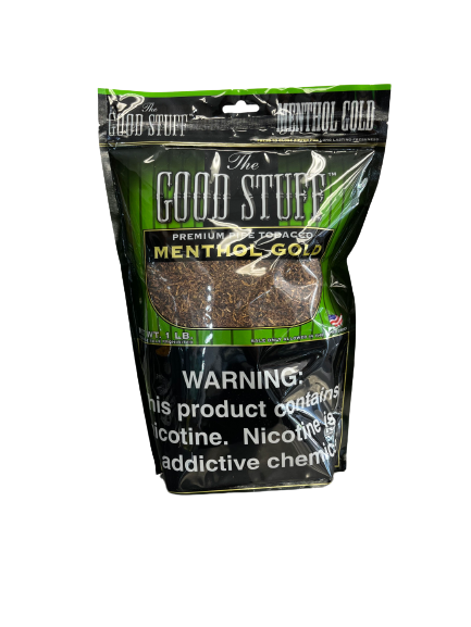 The Good Stuff Premium Pipe Tobacco Menthol Gold 1lb