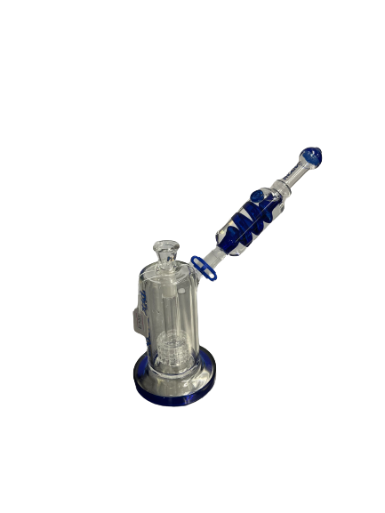 Phoenix Blue Swirl Bong