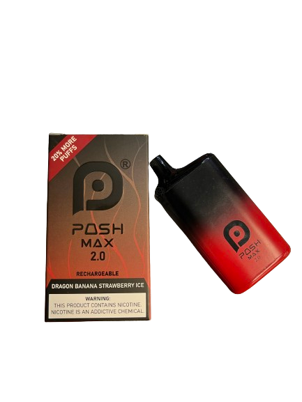 Posh Max 2.0 5200 Puffs Dragon Banana Strawberry Ice