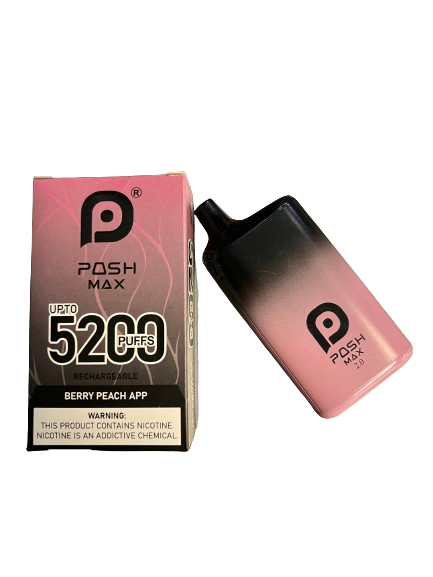 Posh Max 2.0 5200 Puffs Berry Peach App