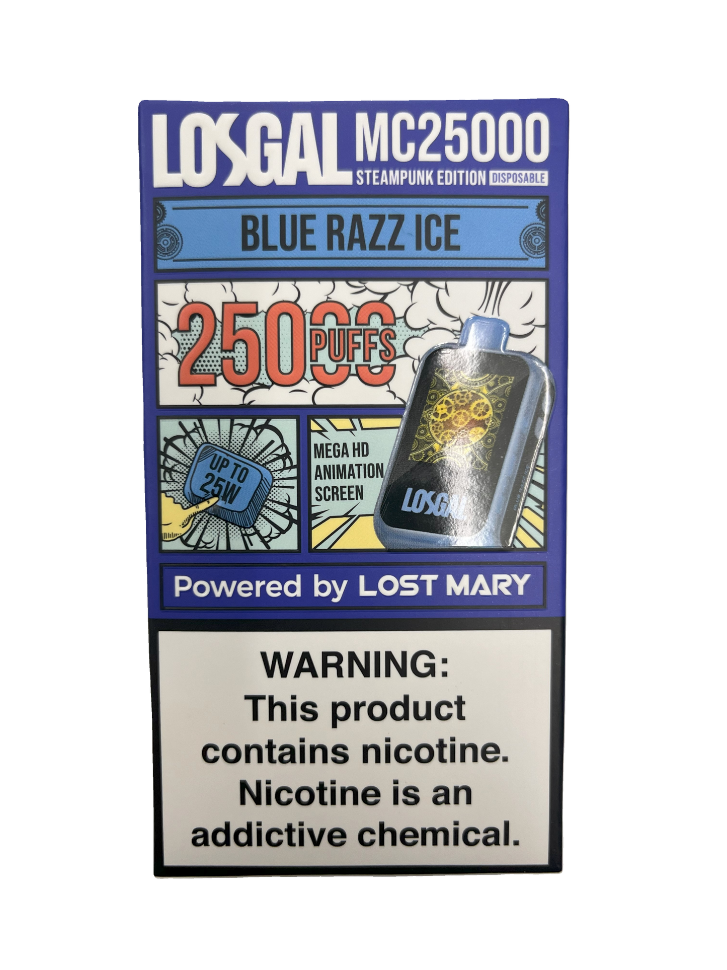 Losgal MC25000 Blue Razz Ice